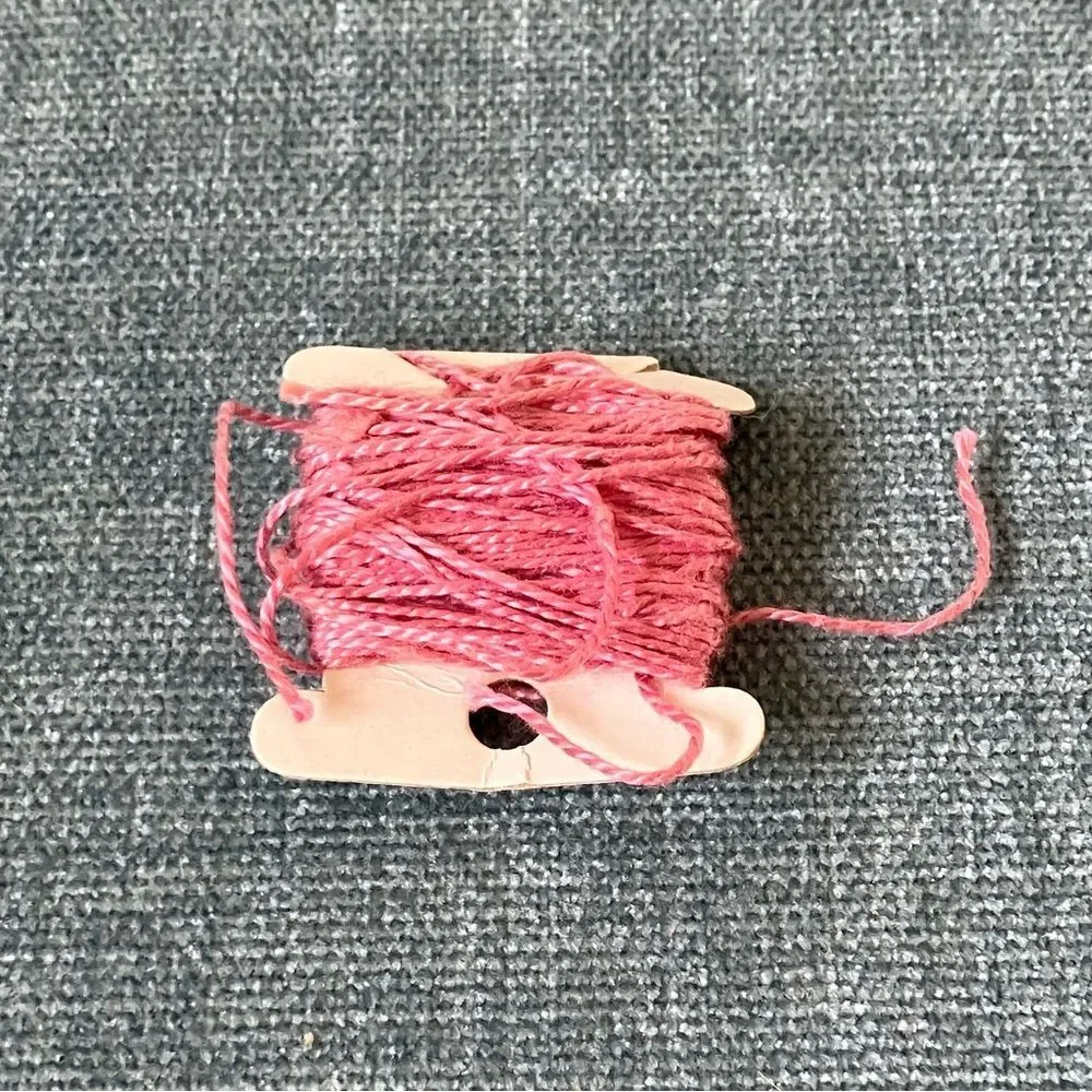 Pink Needlepoint Thread Yarn
